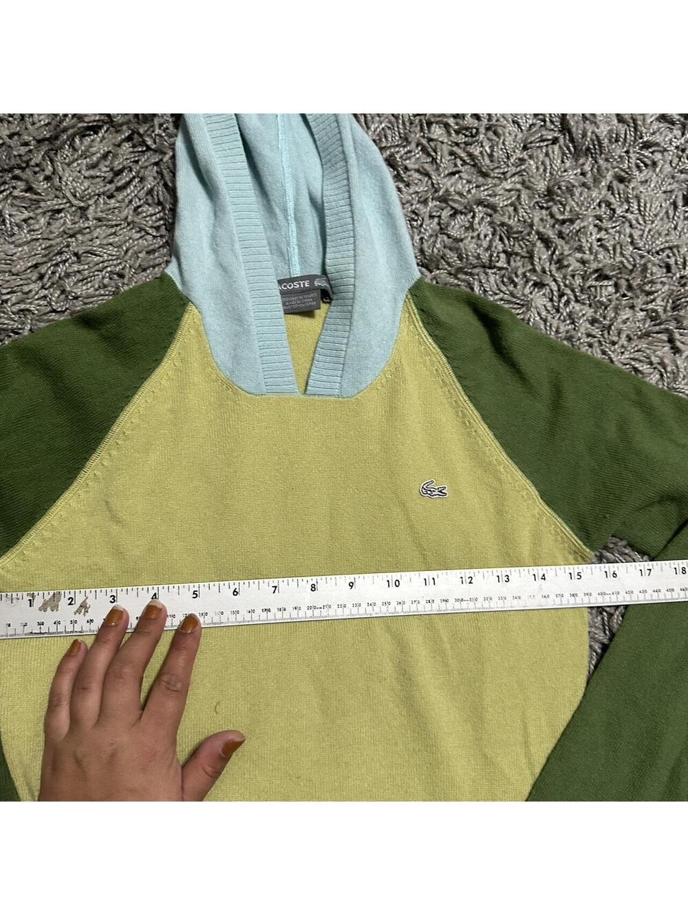 Lacoste 2000s Color block Lightweight Pullover Size M - Picture 6 of 6